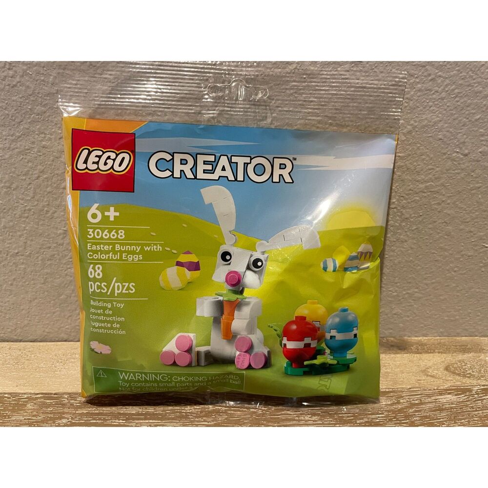 LEGO Creator Easter Bunny Rabbit Colorful Eggs Building Toy 30668 Basket Gift